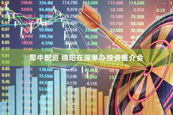 犀牛配资 绵阳在深举办投资推介会